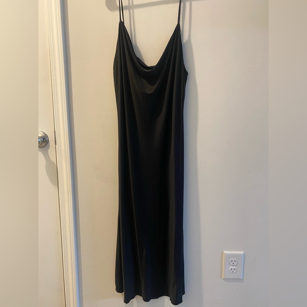 Elegant Black Slip Dress
